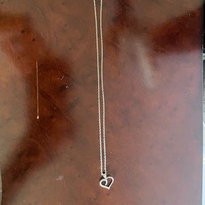 Diamond heart necklace